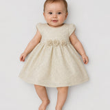 Choupette 3D Flower Jacquard Dress