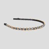 Choupette Black And Golden Chain Designed Headband