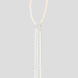 Choupette Elegant Pearl Headband With Removable Chains