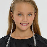 Choupette Elegant Pearl Headband With Removable Chains