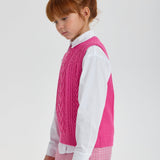 Choupette Smart Knitted Vest With Crystals