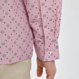 Choupette Elegant Coral Shirt With Print