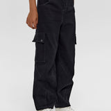 Choupette Black Twill Trousers