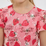 Choupette Beautiful Dress With Strawberry Print