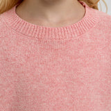 Choupette Peach Knitted Sweatshirt