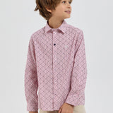 Choupette Elegant Coral Shirt With Print