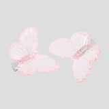 Set of hair clips (2 pcs), pink