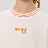 Sports Set White with Embroidery, White