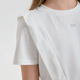 Choupette 3D Flower Asymmetry T-Shirt