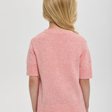 Choupette Peach Knitted Sweatshirt