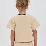 Choupette Pear Decorated Knitted Summer Set (T-Shirt And Skirt)