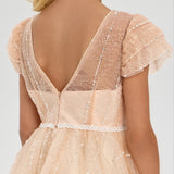 Choupette Stylish Sequins Decorated Dress