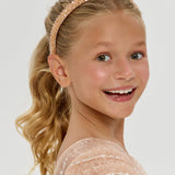 Choupette Pink Gold Rhinestones Headband