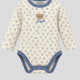 Choupette Teddy Knitted Cotton Set Body, Pants & Cap