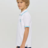 Sports Polo T-shirt, White(104)