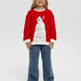 Choupette Red Decorated Sweater