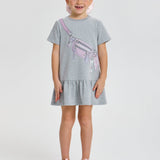 Choupette Stylish Dress With Purse Print