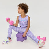Sports Lilac Set, Top and Leggings, lilac