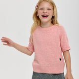 Choupette Peach Knitted Sweatshirt