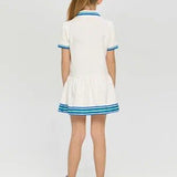 Polo dress, white(158)