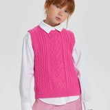 Choupette Smart Knitted Vest With Crystals