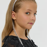 Choupette Elegant Pearl Headband With Removable Chains