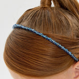 Choupette Elegant Blue Headband With Removable Chains