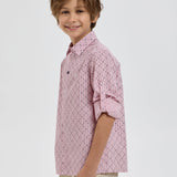 Choupette Elegant Coral Shirt With Print
