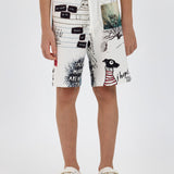 Choupette Branded Printed Shorts