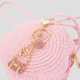 Choupette Small Purse Flower With Keychain Charm