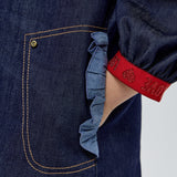 Choupette Elegant Denim Dress