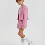 Choupette Stylish Tweed Skirt