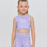 Sports Lilac Set, Top and Leggings, lilac