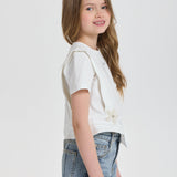 Choupette 3D Flower Asymmetry T-Shirt
