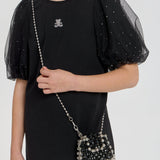 Choupette Elegant Dress With Purse