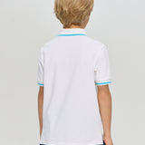 Sports Polo T-shirt, White(104)