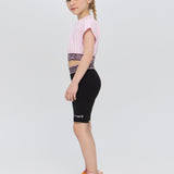 CropPolyesterd Sports Top, Pink(104)