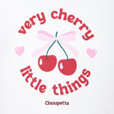 Choupette White Printed Cherry T Shirt