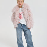 Choupette Pink Faux Fur Jacket