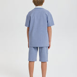 Choupette Smart Summer Textured Set (Shirt And Shorts)