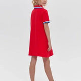 Polo dress, red(86)