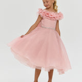 Choupette Exclusive 3D Flowers Full Length Dress