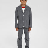 Choupette Dark Grey Blazer + Pants With Teddy