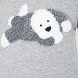 Choupette Grey With 3D Charming Doggy Bodysuit