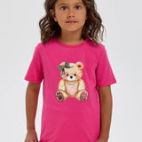 Choupette Bear Printed T-Shirt With Crystals