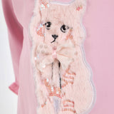 Choupette Charming Catty Applique Dress