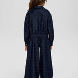 Choupette Navy Denim Bomber Jacket