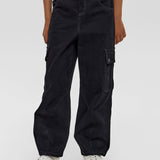 Choupette Black Twill Trousers