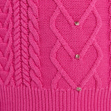 Choupette Smart Knitted Vest With Crystals