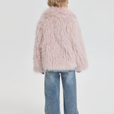 Choupette Pink Faux Fur Jacket
